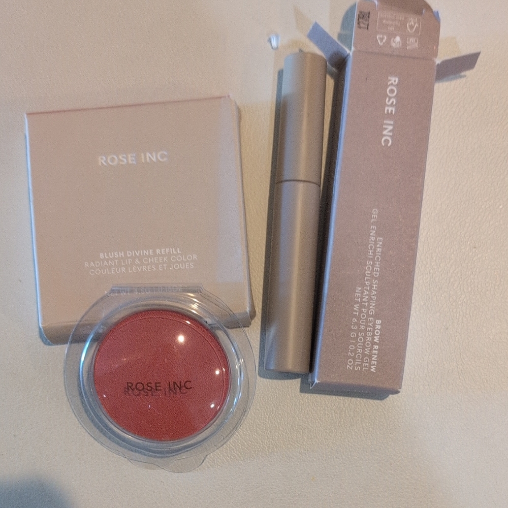 Rose Inc Radiant Lip & Cheek Set in Warm Pink and Taupe